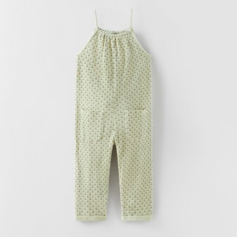 Gently Used Zara Plain Waffle Jumpsuit